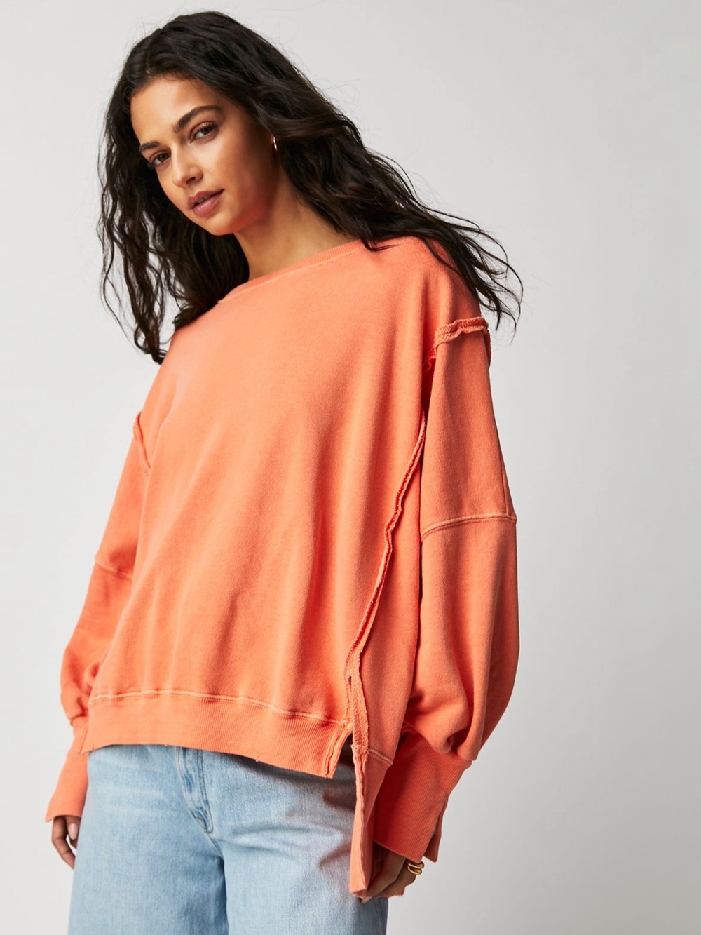We The Free Camden Sweatshirt In Pomplemousse